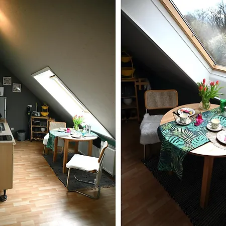 아파트 Gemuetliche Studio-ferienwohnung Im Dachgeschoss In 이세른하겐